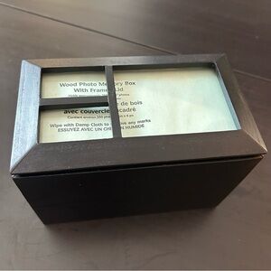 Wooden Photo Memory Boxes